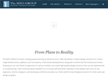 Tablet Screenshot of mzogroup.com